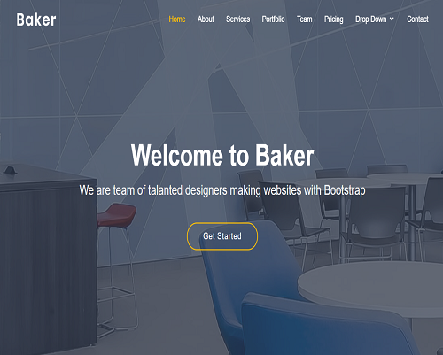 Baker Resturant Template